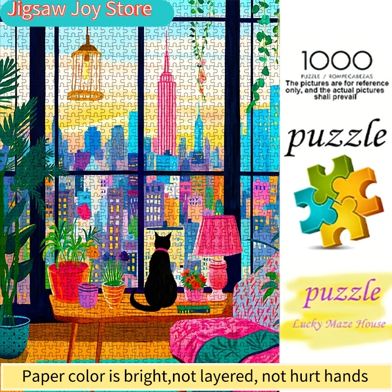 DIY Paper Puzzle, New York Cit - огляд і ціна The Plant Parent
