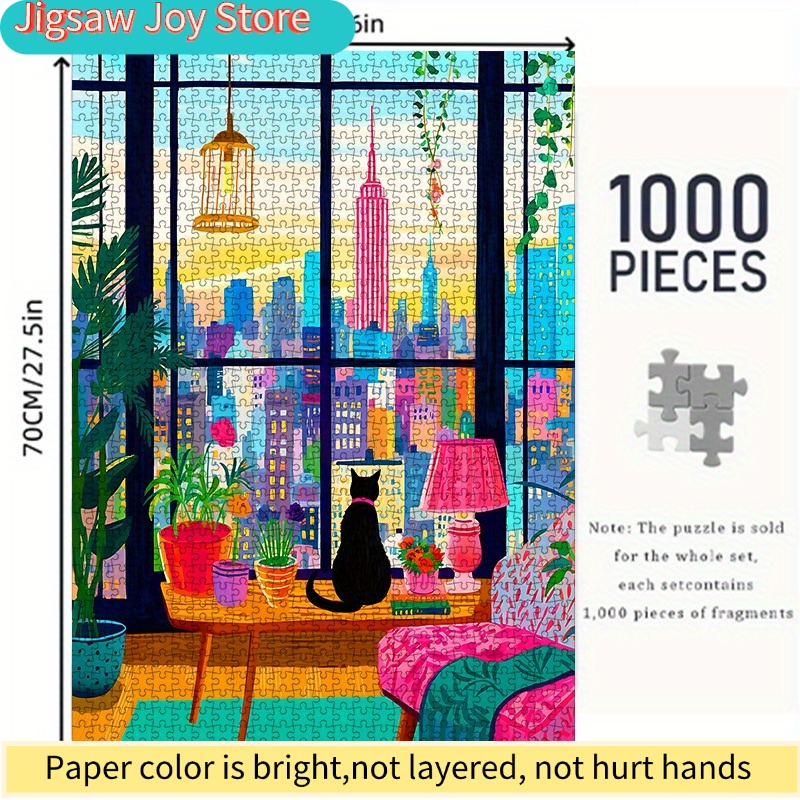 DIY Paper Puzzle, New York Cit - огляд і ціна The Plant Parent