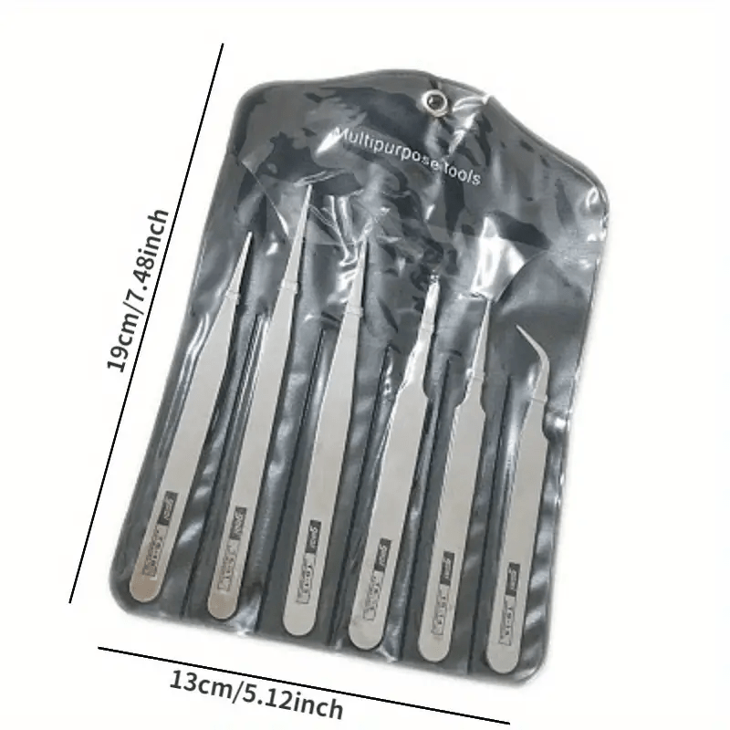 6-piece stainless steel tweeze - огляд і ціна Succulent Set