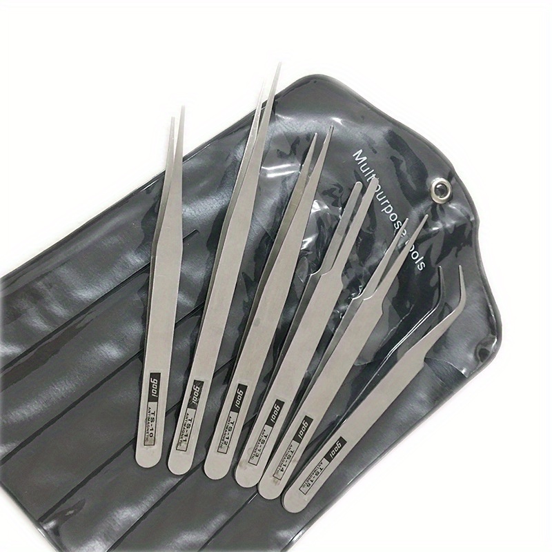 6-piece stainless steel tweeze - огляд і ціна Succulent Set