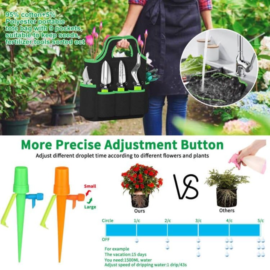 84 PCS Garden Tools Set, 10pcs - огляд і ціна Succulent Set