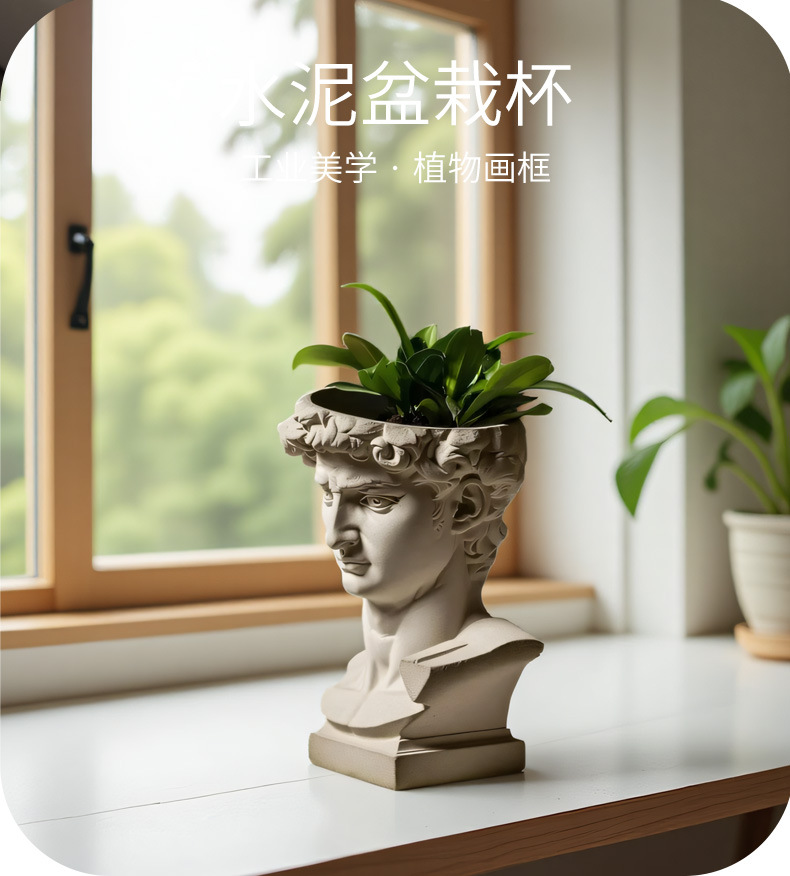 David Head Silicone Planter Mo - огляд і ціна Succulent Set