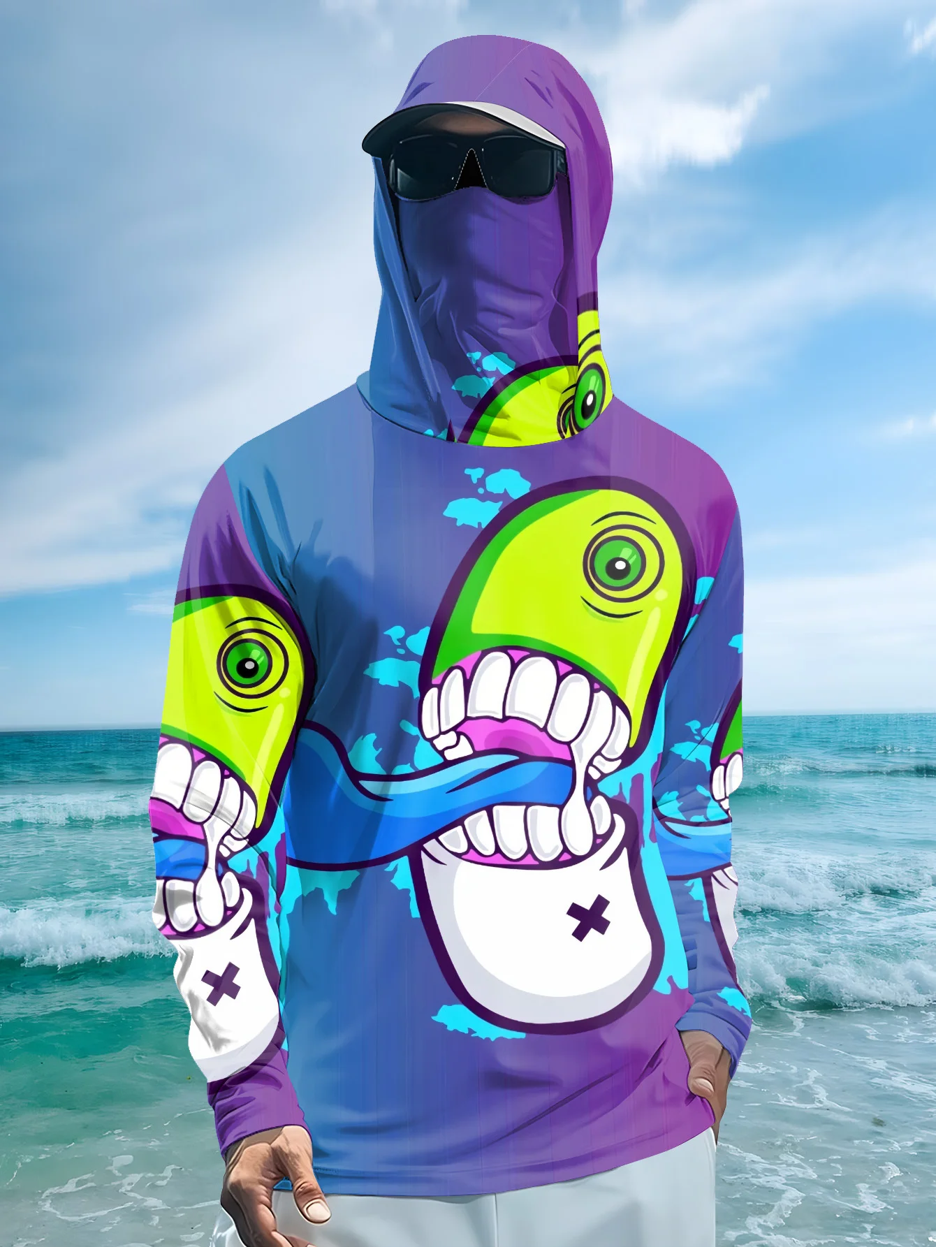 Men Cartoon Monster Graffiti F - огляд і ціна Monstera