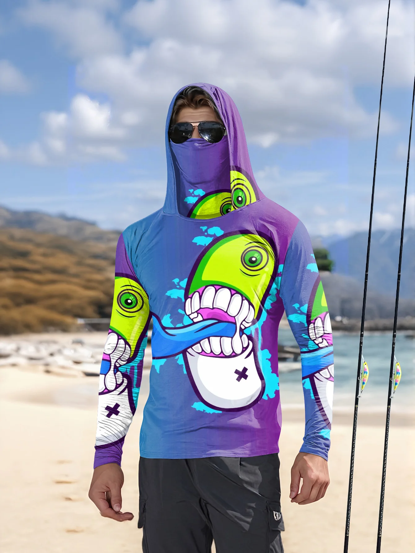 Men Cartoon Monster Graffiti F - огляд і ціна Monstera