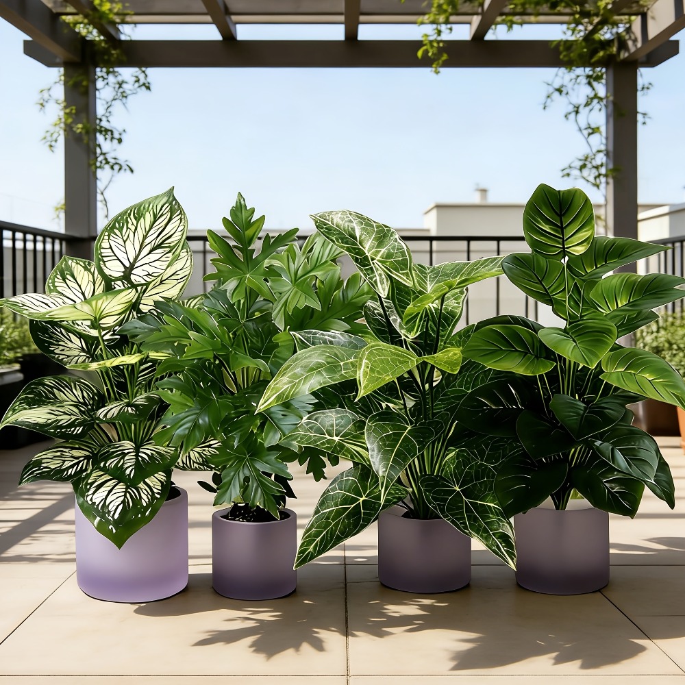 4PC Artificial Plants with 48L - огляд і ціна Fiddle Leaf Fig