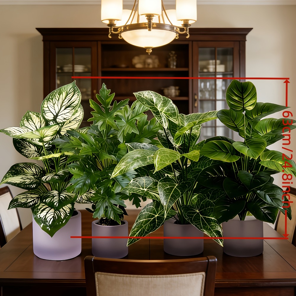 4PC Artificial Plants with 48L - огляд і ціна Fiddle Leaf Fig