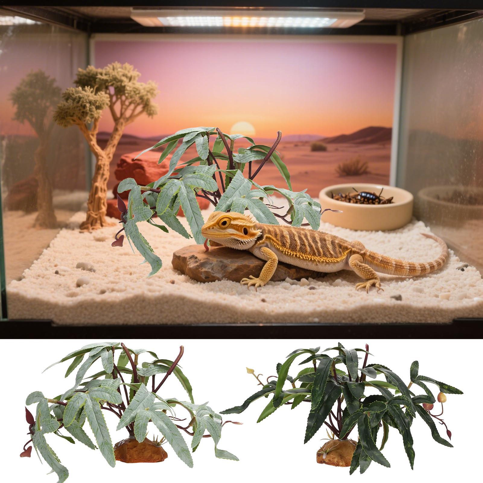 Fake Reptile Plants Snake Tank - огляд і ціна Snake Plant