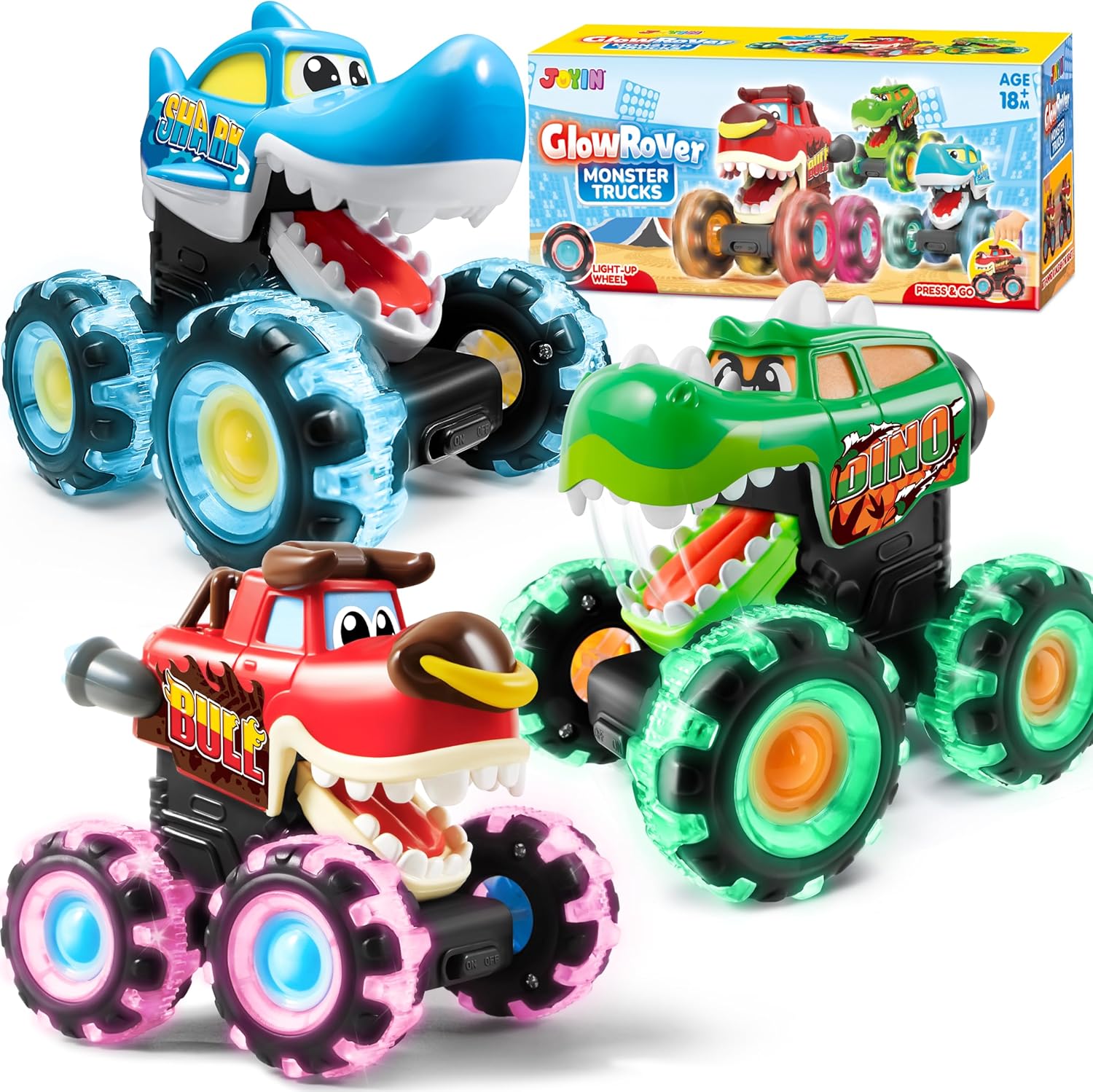 JOYFY 3 Pack Monster Truck Toy - огляд і ціна Monstera