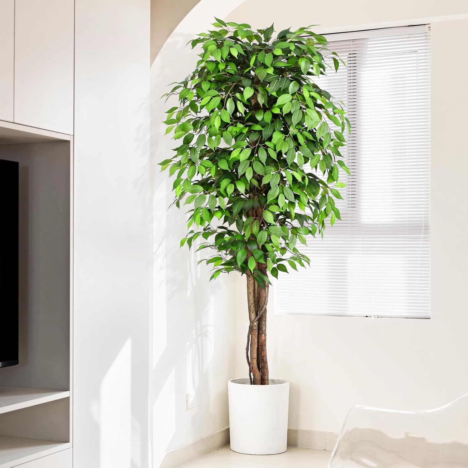 Lifelike Artificial Ficus Tree - огляд і ціна Fiddle Leaf Fig