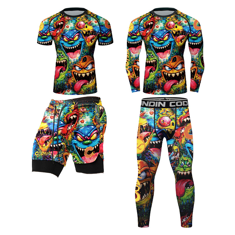 3D Colorful Monster Graffiti M - огляд і ціна Monstera