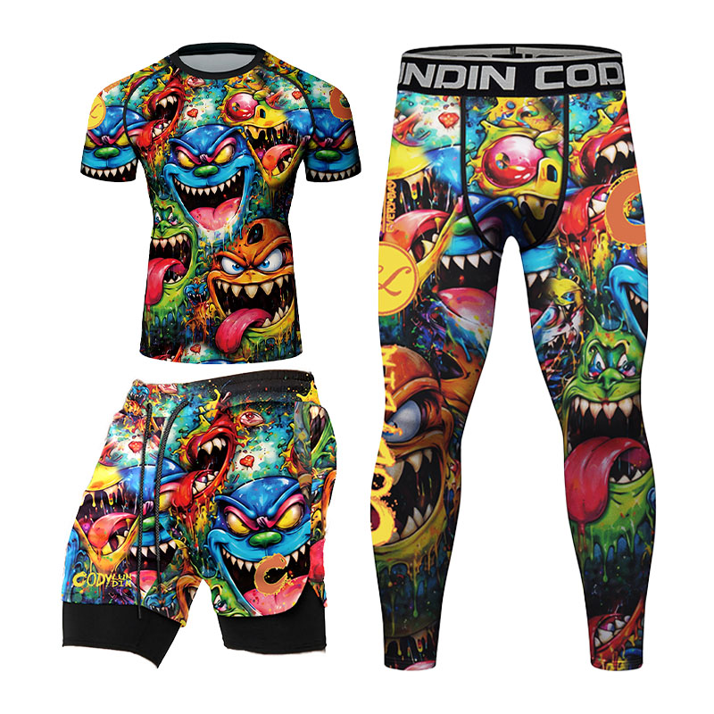 3D Colorful Monster Graffiti M - огляд і ціна Monstera