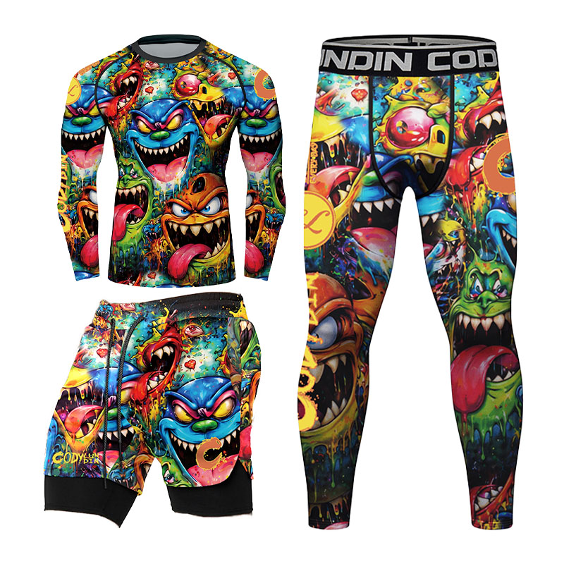 3D Colorful Monster Graffiti M - огляд і ціна Monstera