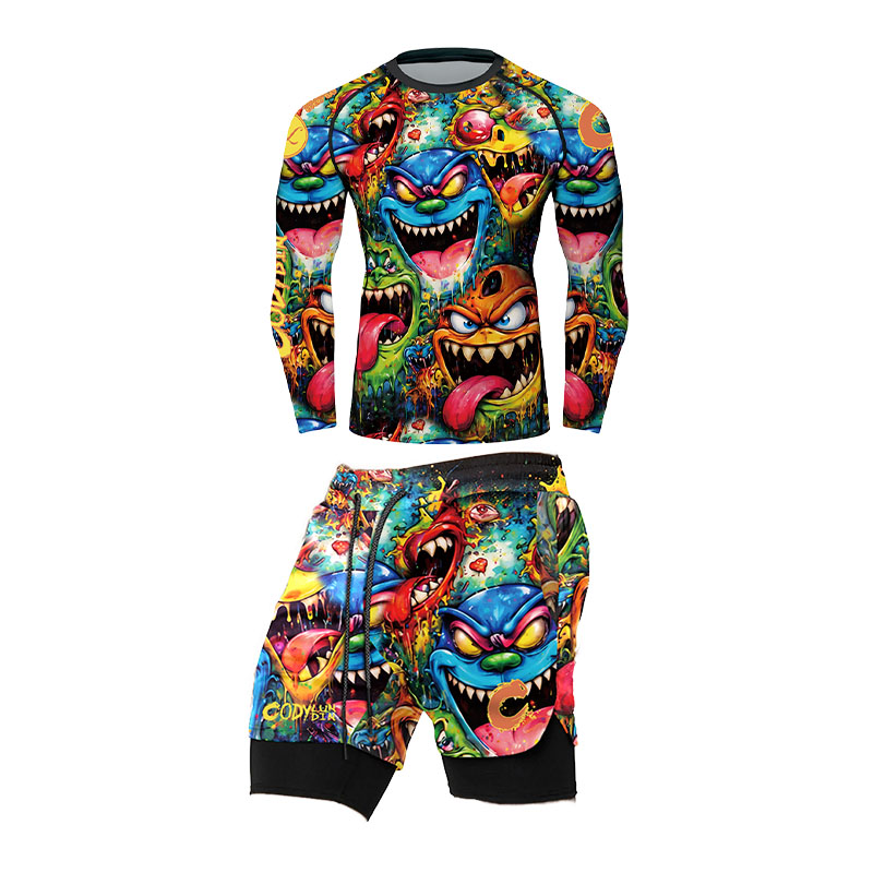 3D Colorful Monster Graffiti M - огляд і ціна Monstera