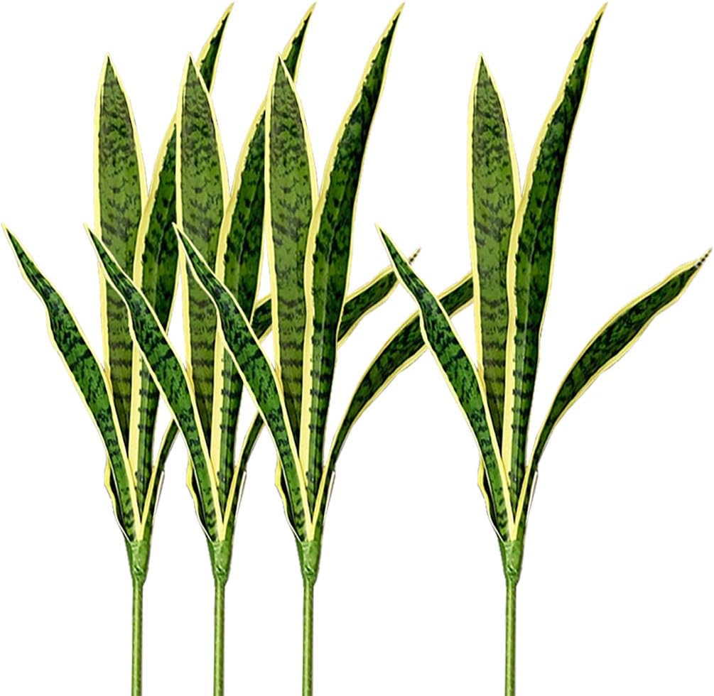 4 PCS Fake Artificial Snake Fa - огляд і ціна Snake Plant