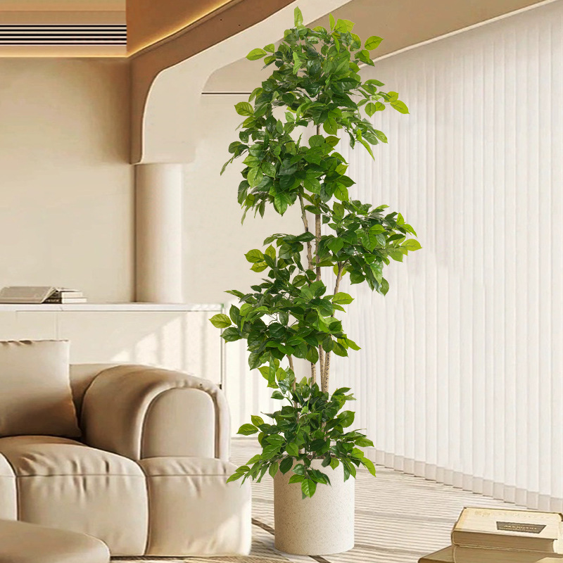 2-78in Large Fake Plants Artif - огляд і ціна Fiddle Leaf Fig