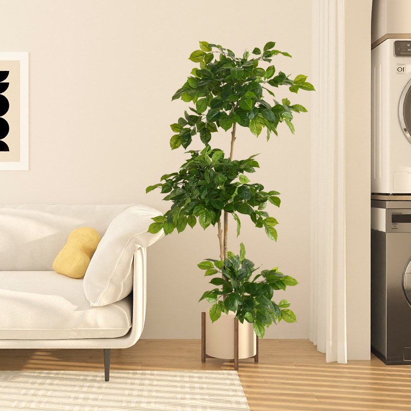 2-78in Large Fake Plants Artif - огляд і ціна Fiddle Leaf Fig