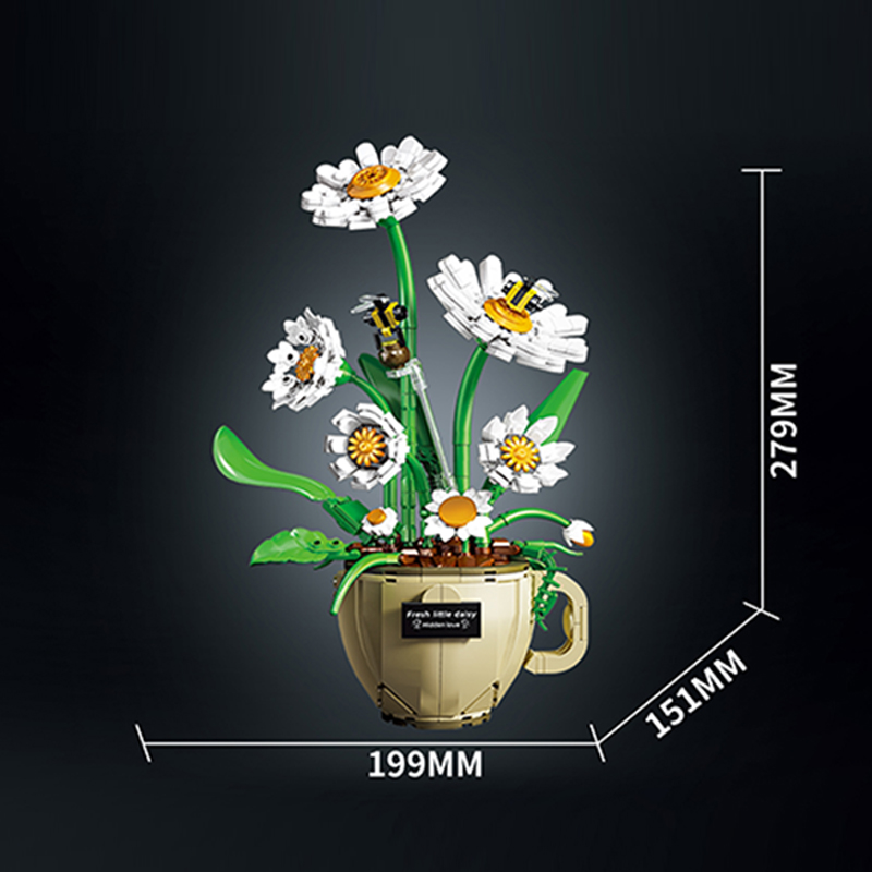 MOC Coffee Cup Flower Building - огляд і ціна Terracotta Pot