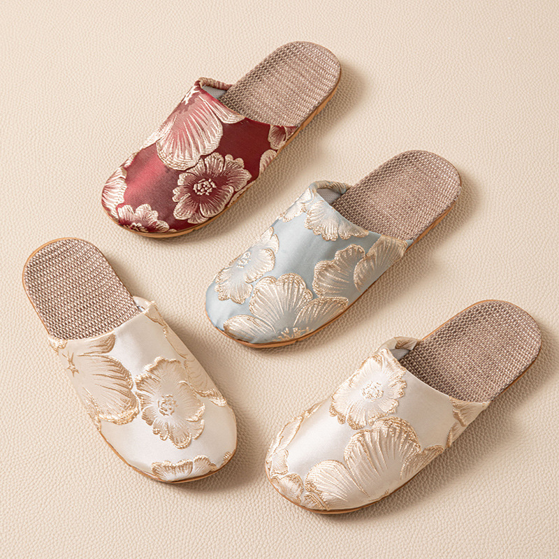 Silk Mule Slippers Women Home  - огляд і ціна Indoor Plants