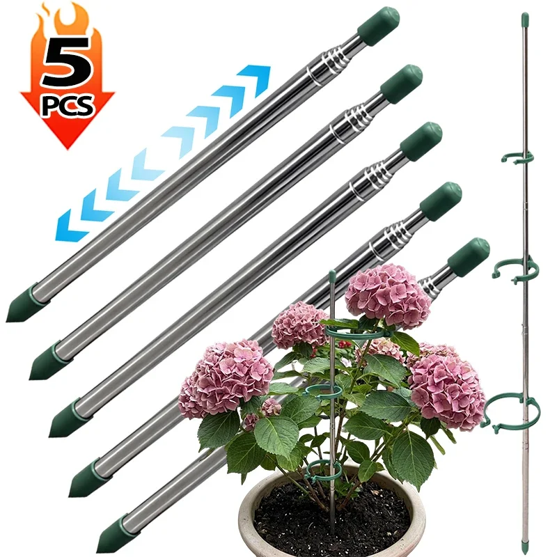 5/1PCS Retractable Plant Suppo - огляд і ціна Plant Support Stake