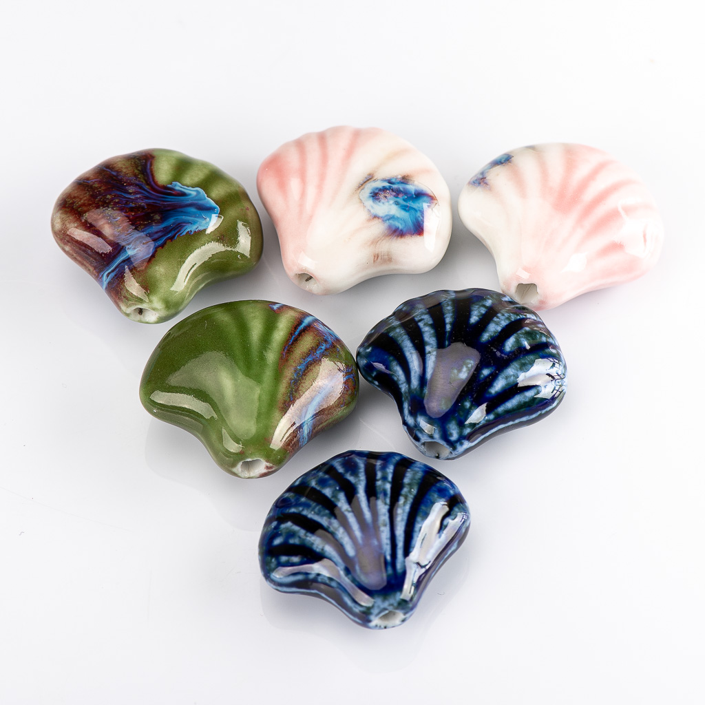 32#2pcs Multicolor Scallop Sha - огляд і ціна Snake Plant Ceramic