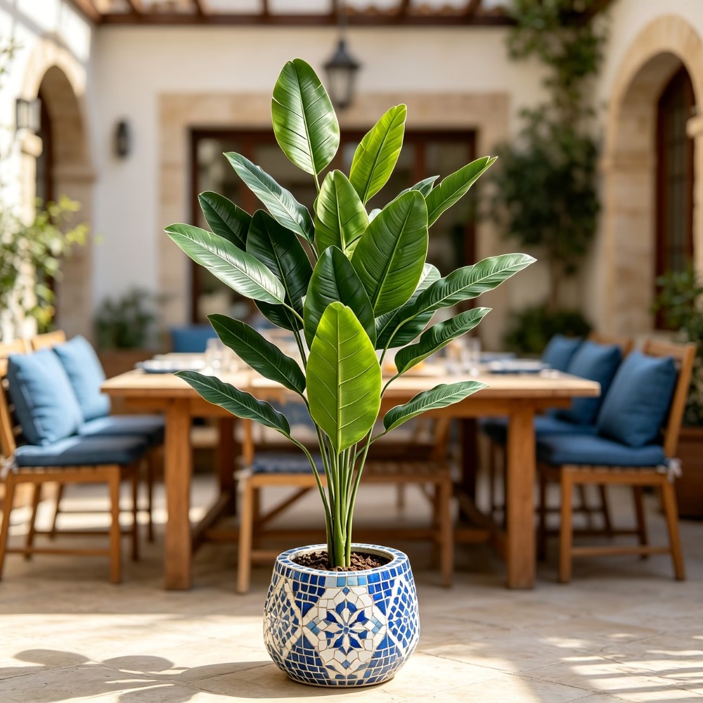 1PC 105cm Giant Artificial Ban - огляд і ціна Fiddle Leaf Fig