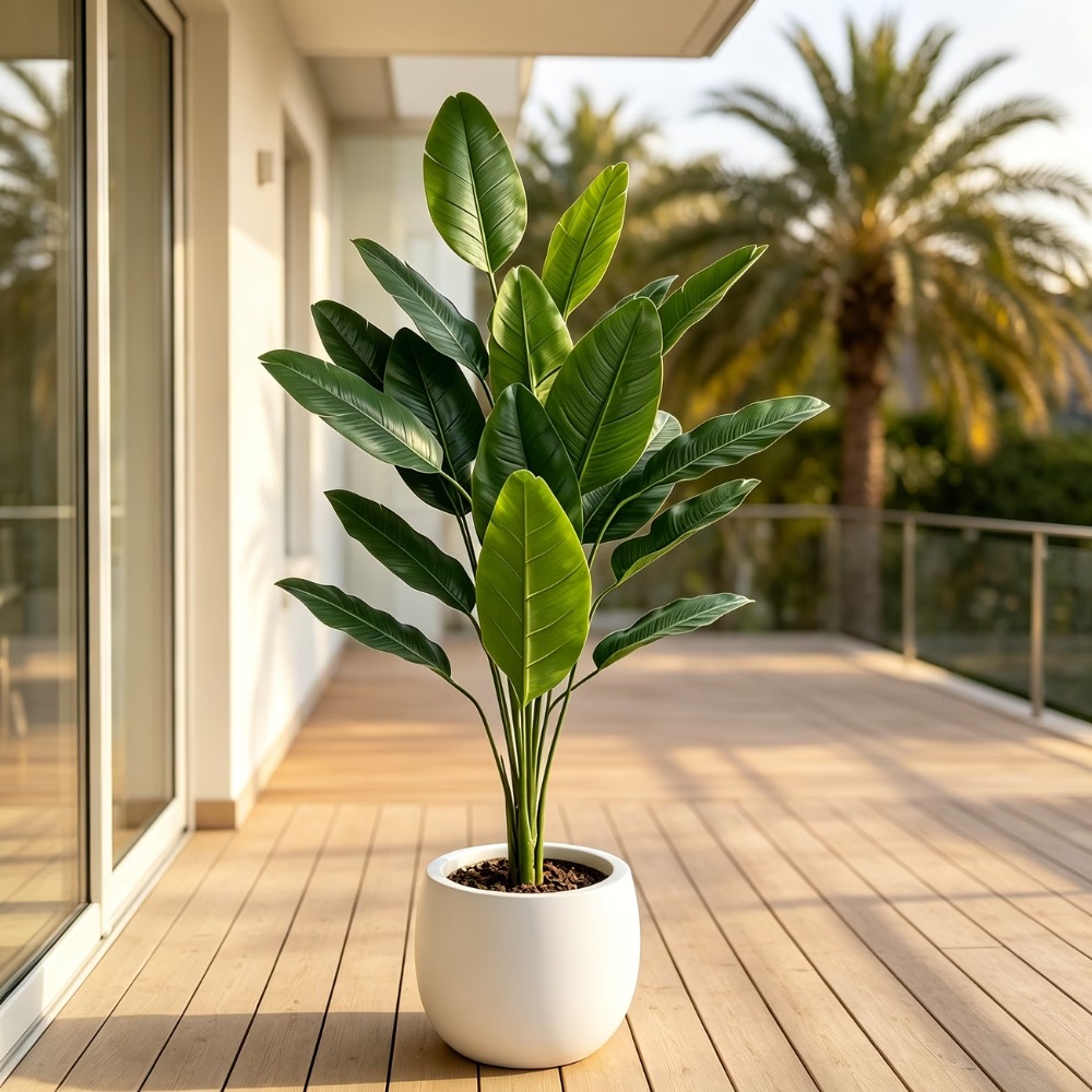 1PC 105cm Giant Artificial Ban - огляд і ціна Fiddle Leaf Fig