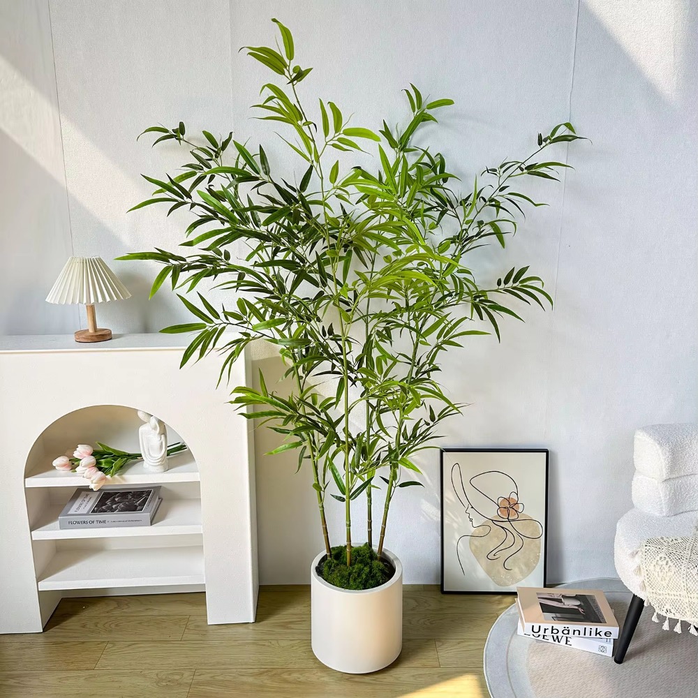Artificial Green Bamboo PU+PVC - огляд і ціна Snake Plant