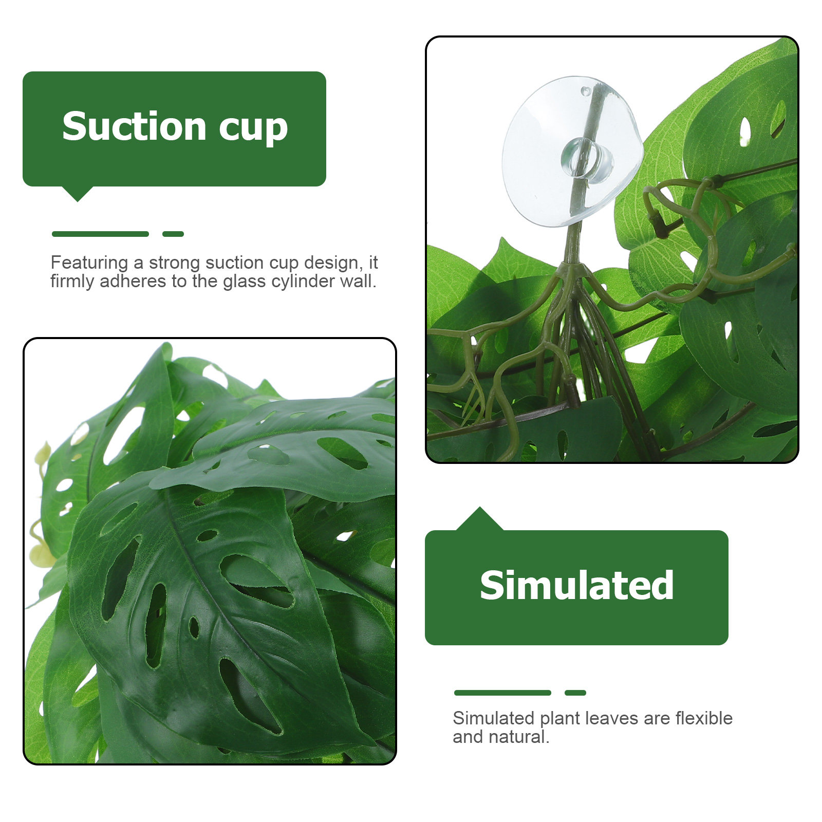 Reptile Habitat Decor Lifelike - огляд і ціна Snake Plant