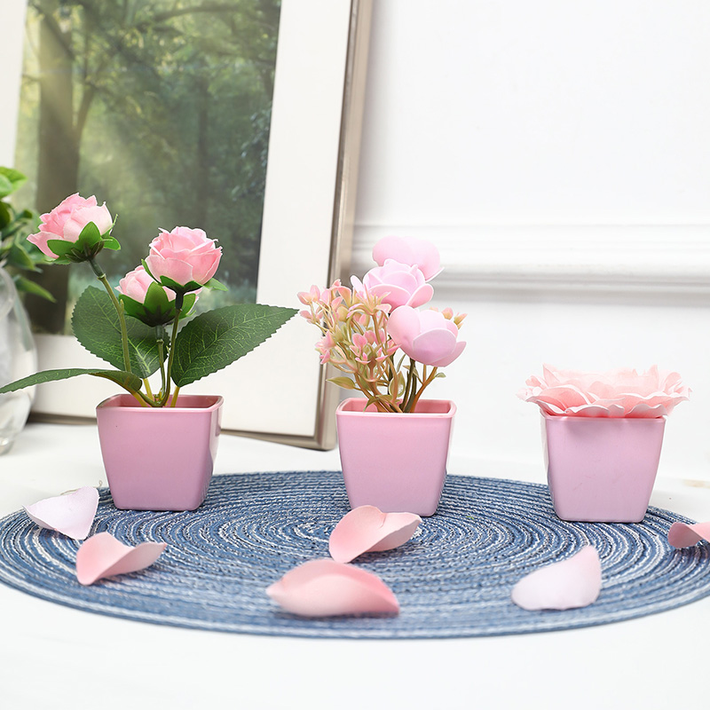 (A set of 3PCS) Simulated Mini - огляд і ціна Succulent Set