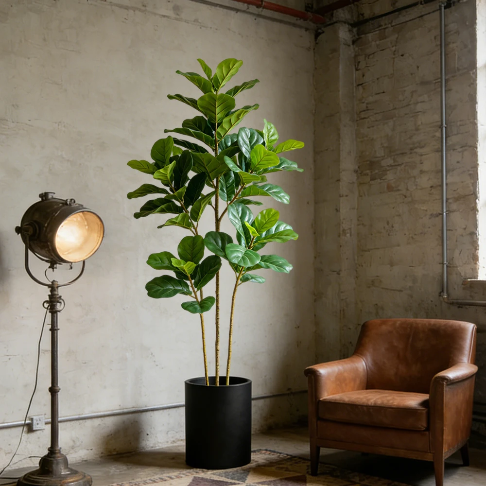 64/122cm Artificial Fiddle Fig - огляд і ціна Fiddle Leaf Fig
