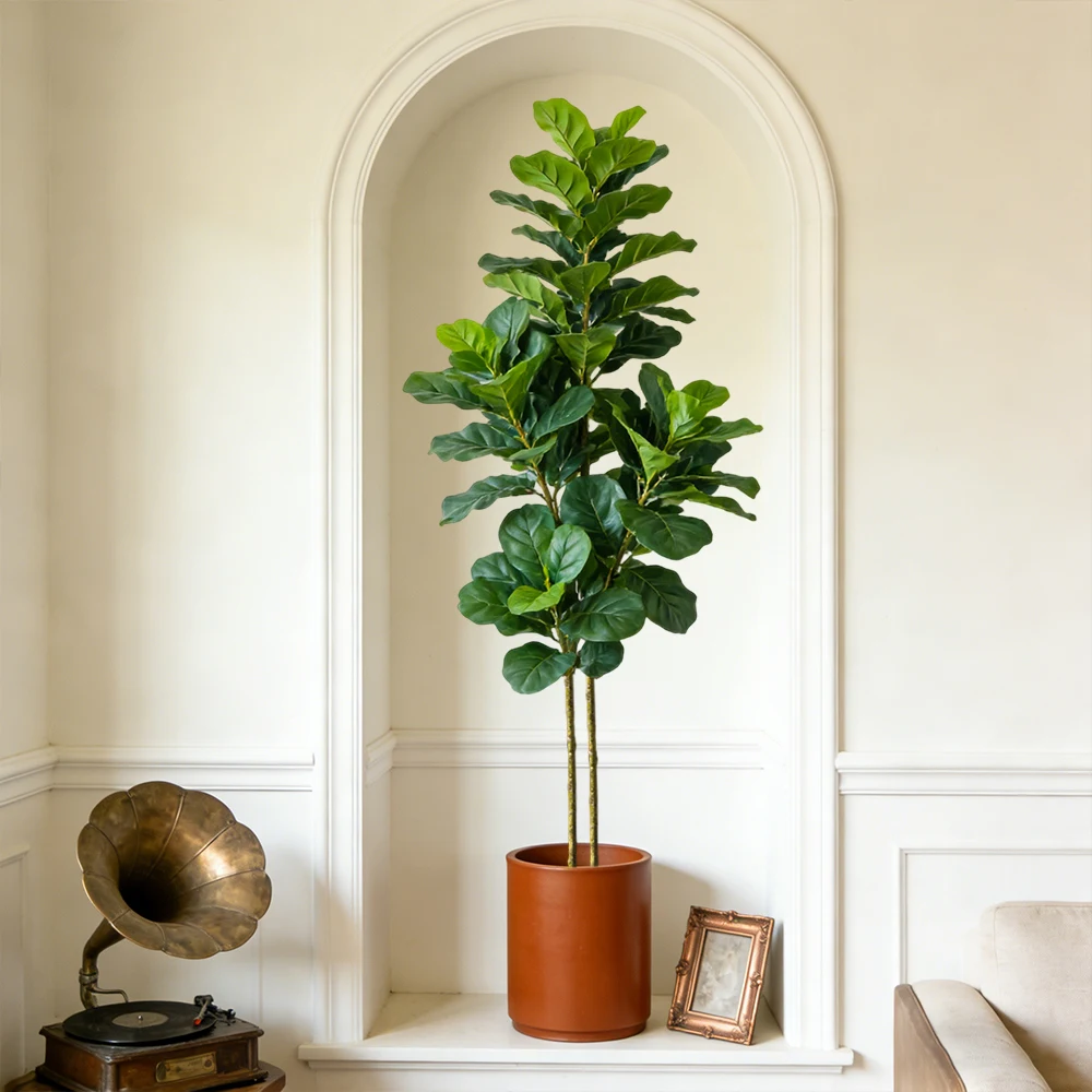 64/122cm Artificial Fiddle Fig - огляд і ціна Fiddle Leaf Fig