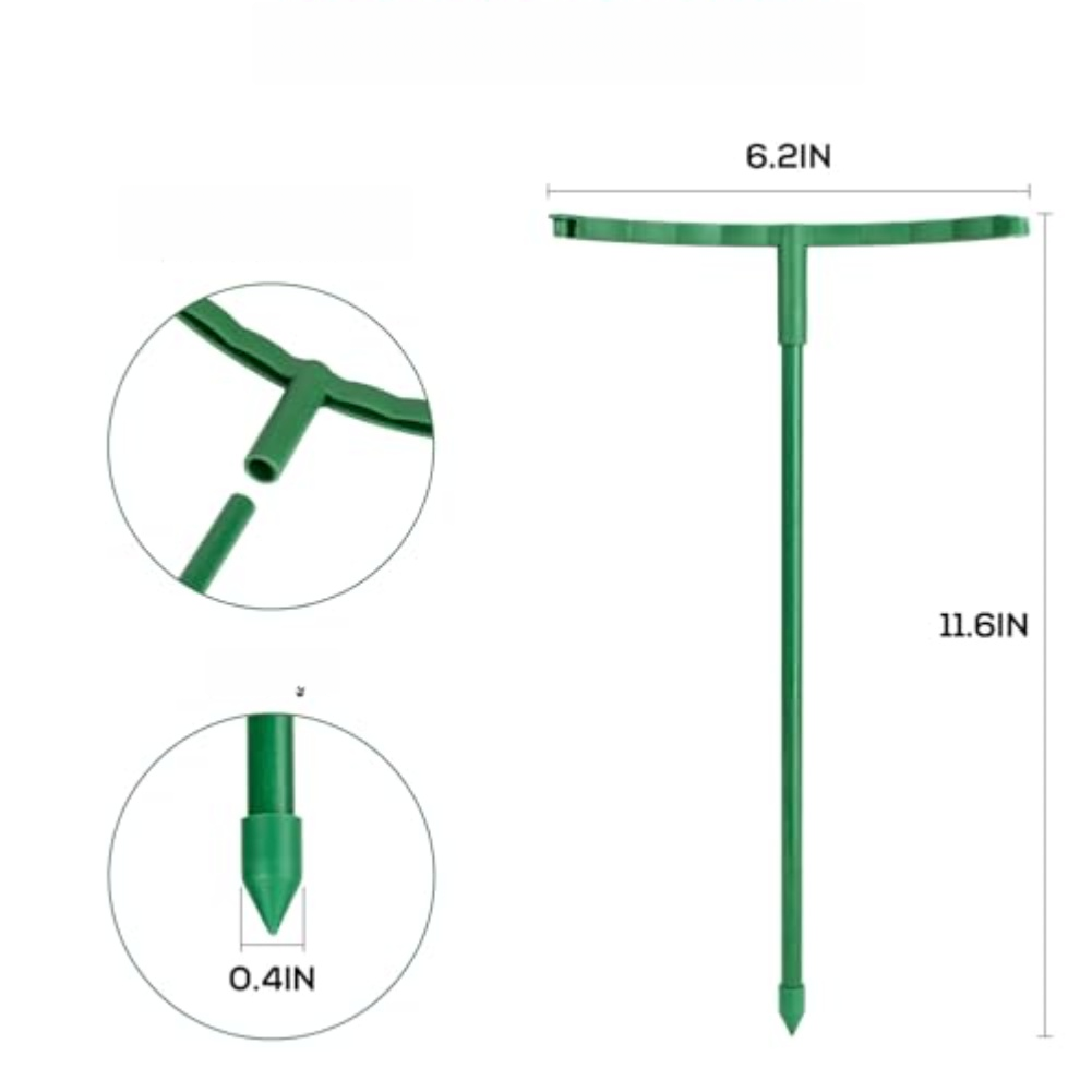 24 pcs Green Stackable Plant S - огляд і ціна Plant Support Stake