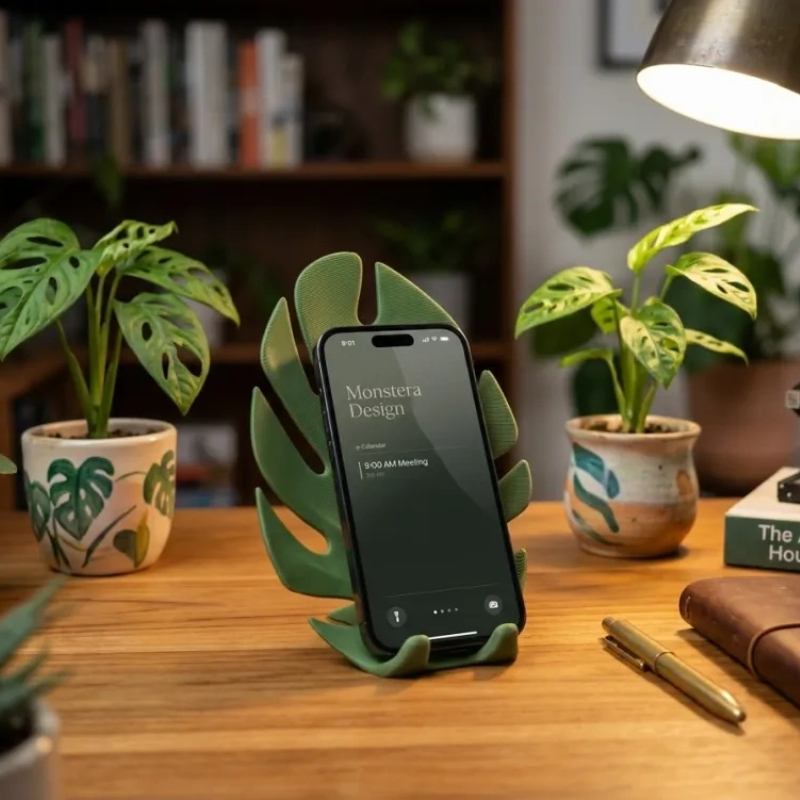 1PCS 3D Relief Monstera Leaf F - огляд і ціна Monstera