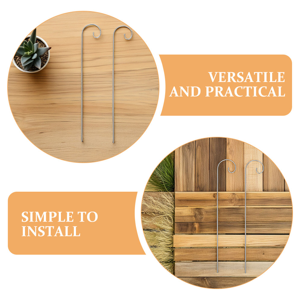 10Pcs Versatile Metal Shepherd - огляд і ціна Plant Support Stake