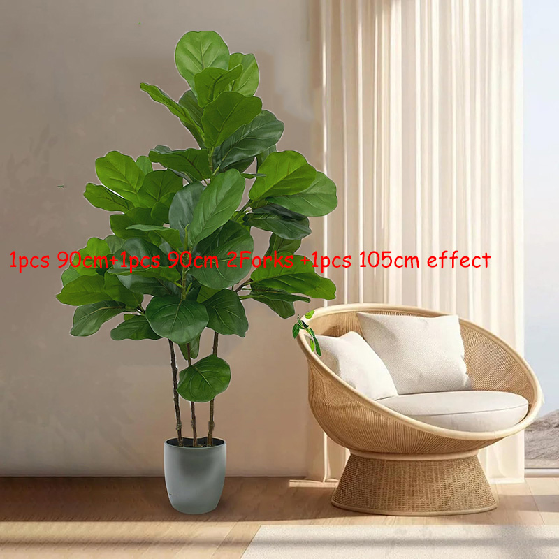 23-41in Artificial Ficus Tree  - огляд і ціна Fiddle Leaf Fig