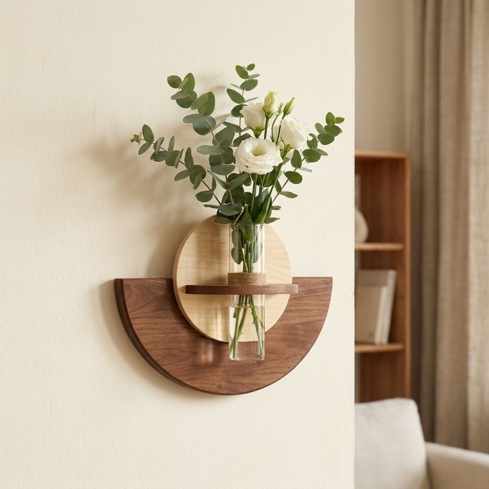 Oval Wood Wall Mount Flower Sh - огляд і ціна Plant Support Stake