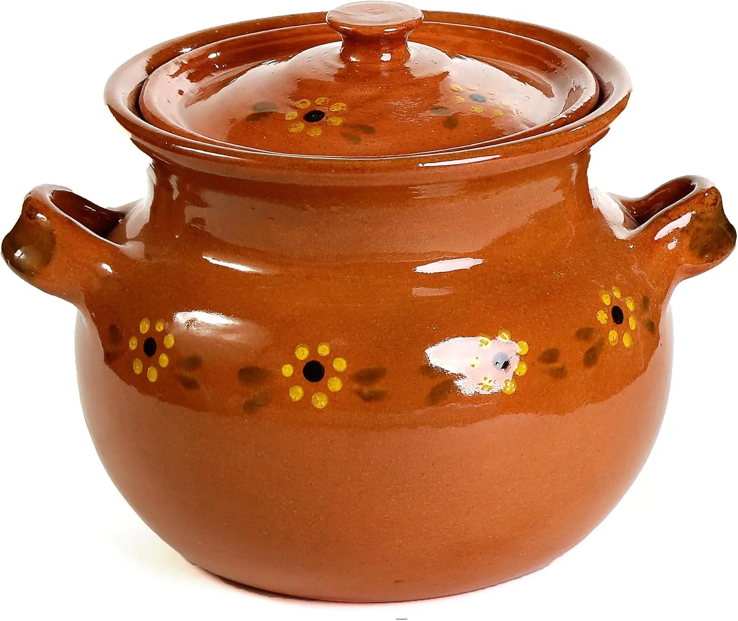 , Traditional Mexican Clay Bea - огляд і ціна Terracotta Pot