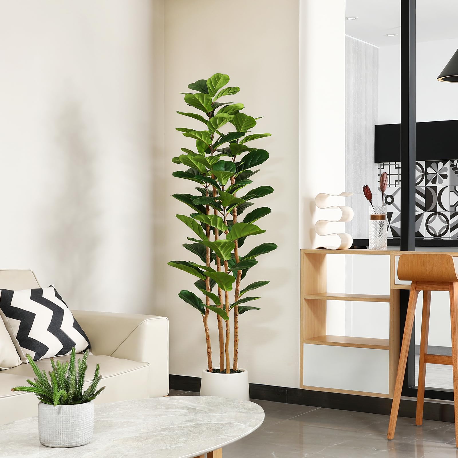Artificial Fiddle Leaf Fig Tre - огляд і ціна Fiddle Leaf Fig